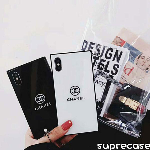 シャネル Iphone X Xr Xs Xs Maxケース ブラント Chanel ホワイト ブラック アイフォン 8 7 Plus保護ケース