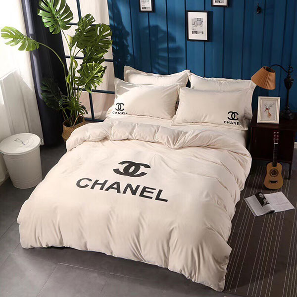 シャネル 布団カバー シーツ 枕カバー 4点セット ブラント 寝具セット CHANEL インテリア品 高品質