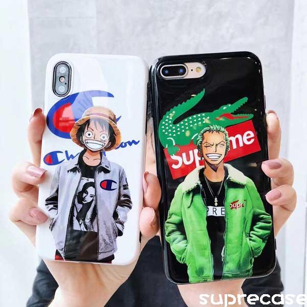 Supreme Iphone Xsケース チャンピオン Iphone Xr Xs Maxケース ブラント アニメ 海賊王 カコイイ 激安