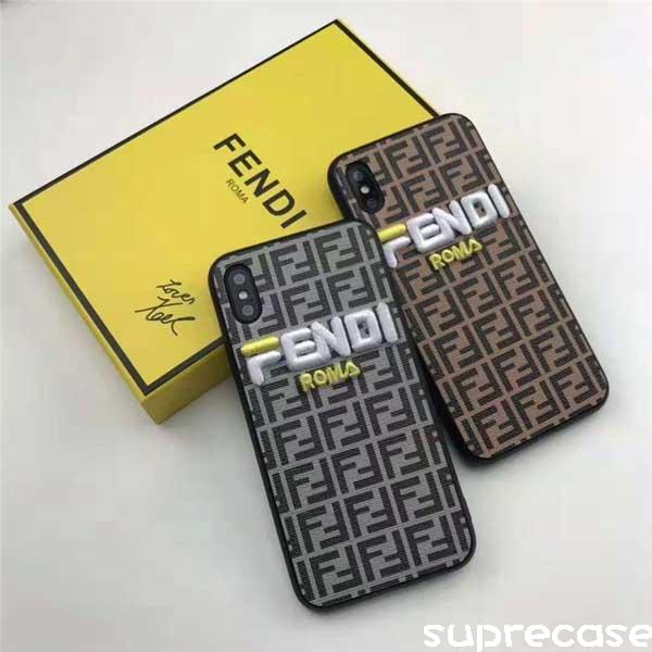 フェンディ iphone xrケース オシャレ FENDI アイフォンxs maxケース ブラント iphone xs保護カバー