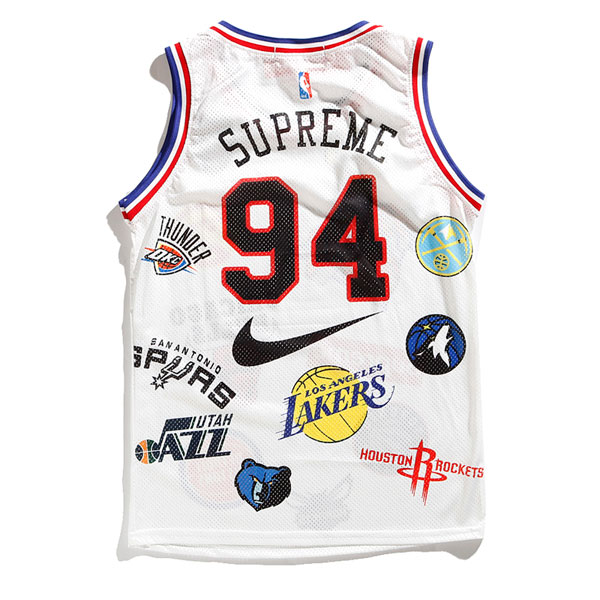 SUPREME ナイキ NBAコラボ タンクトップ バスケットボール ジャージー パンツ セットアップ