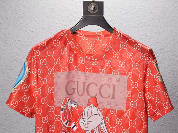 Gucci - GUCCI レ・ポム Tシャツ トップス 林檎 ハート ピンク