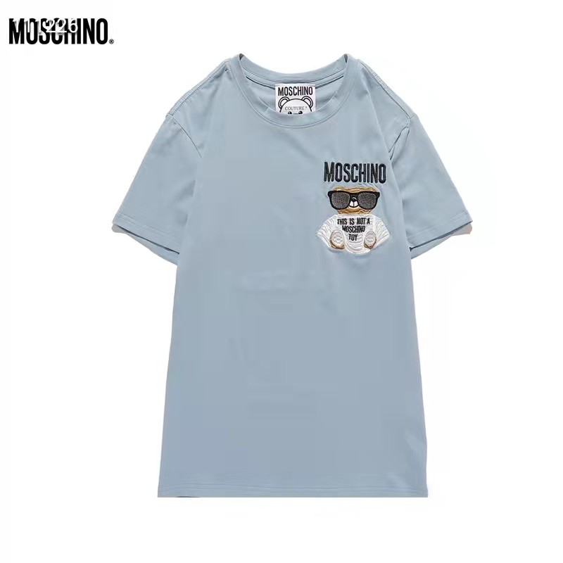 ポータブルな-モスキーノ •レディ•ース Tシャツ トップス T-shirt