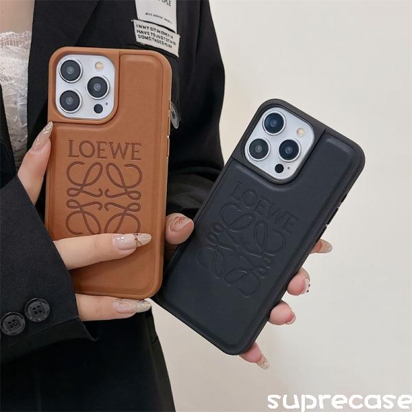 LOEWE iPhone13/13 Pro Maxケース レザーケース ロエベ iphone13pro/12/12pro max携帯ケース ブラント アイフォン11/11proカバー