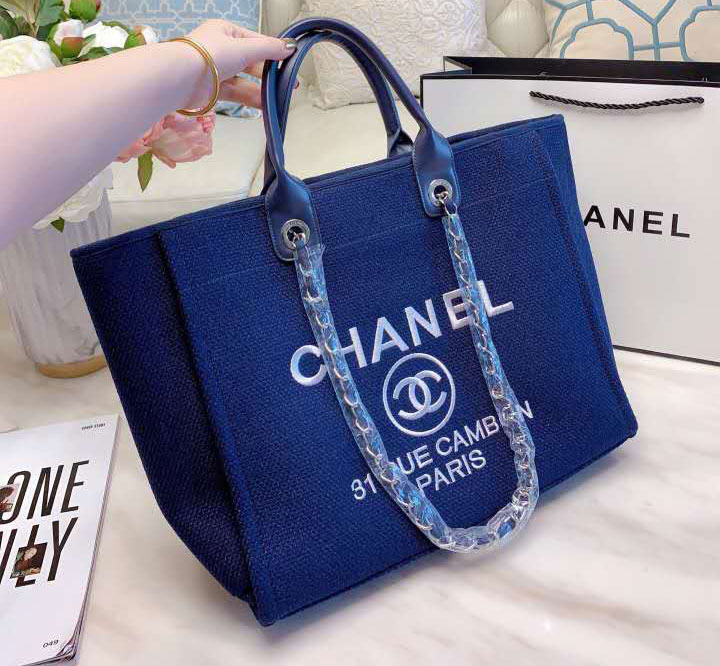 CHANELノベルティー ツートンカラートートバッグ新品の+thefivetips.com