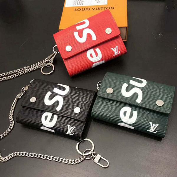 supreme louisvuitton コラボ財布