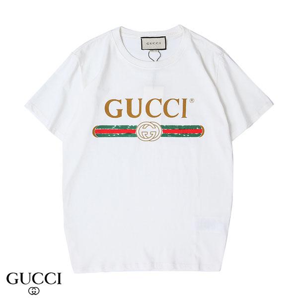 Gucciブランド半袖Tシャツ レディース 激安 ペアルック春夏ブランド