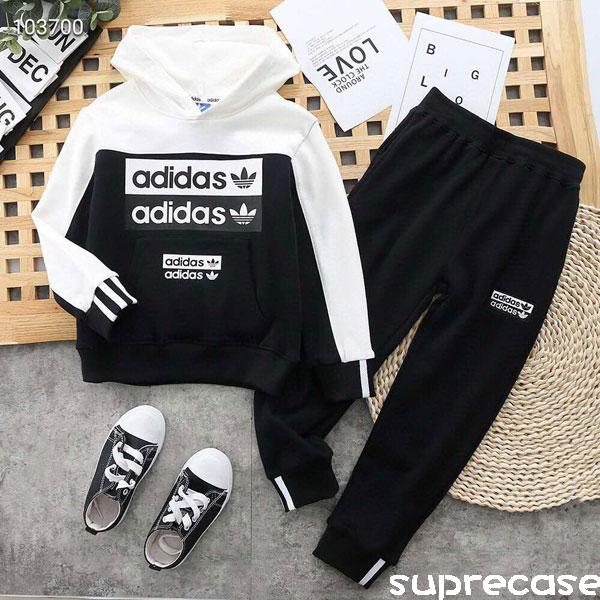 アディダス 子供ジャージ 上下セット スウェット セットアップ パーカー ブラント adidas スポーツウェア　キッズ ジュニア 子供服 春秋冬　 パロディ通販