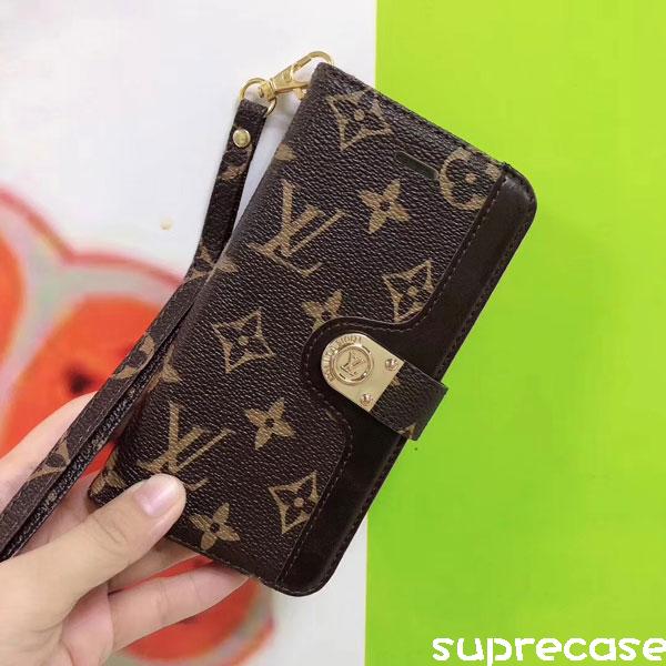 手帳型iPhoneケース LOUIS VUITTON 商い - モバイルケース