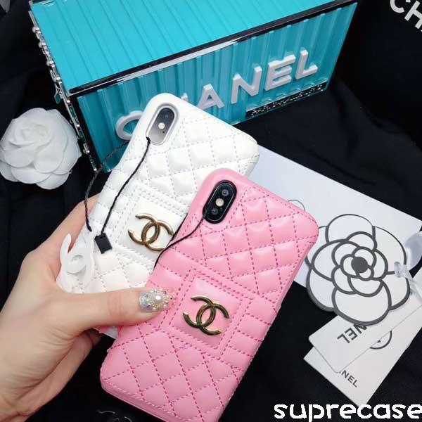 シャネル iPhone Xs/Xs Maxケース オシャレ ブラント iPhone X/Xrケース CHANEL セレブ愛用 衝撃吸収 ストラップ付き  アイフォン 8/7 plusカバー 可愛い　レディースファッション 2018新品