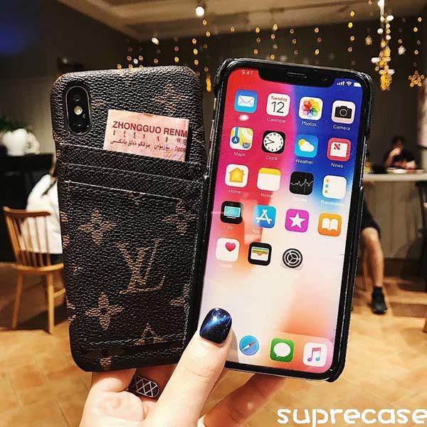 ルイヴィトン iphone xs maxケース レザーケース ブラント GUCCI iphone xs/xrカバー カード入れ ビジネス風 LV  iphone x/8 plusケース 上品 グッチ iphone 7/6 plusケース