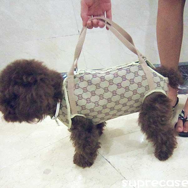 グッチ 犬 キャリーバッグ ブランド 犬用品 パロディ ペット用 GUCCI