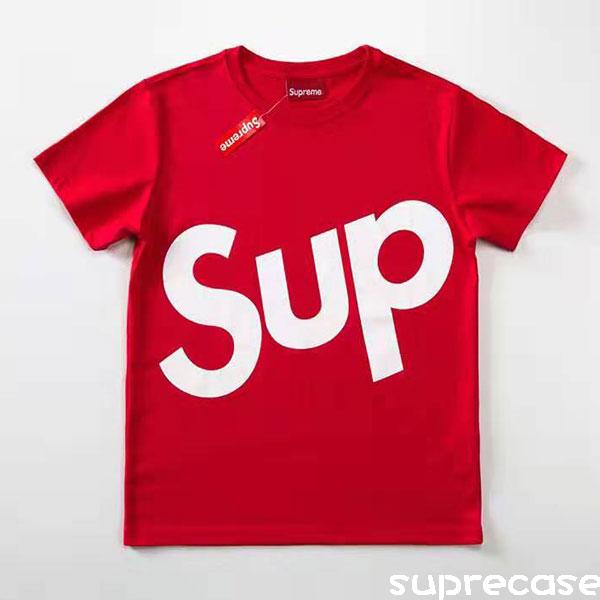 シュプリーム 半袖 Tシャツ ペア ｔシャツ ブラント supreme Tシャツ 短袖 カップル t-shirt プリント ロゴTシャツ カジュアル  無地 激安