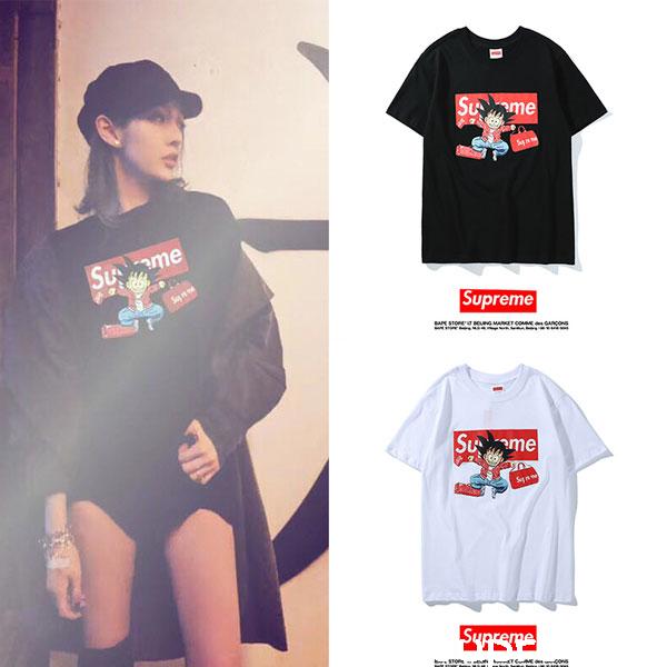 Supreme tシャツ 半袖 メンズ レディース Tシャツ 可愛い プリント