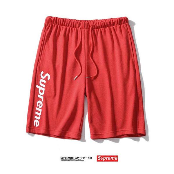 Supreme ハーフパンツ メンズ レディース ショートパンツ シュプリーム ボトムス パンツ コッ トン 半ズボン カップル向け