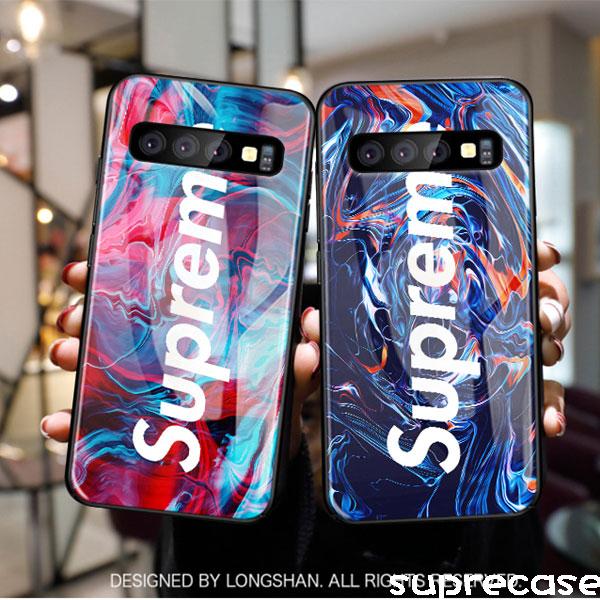 Supreme Galaxy s10ケース シュプリーム ギャラクシーs10/s9 plusケース ステューシー iphone xr/xs  maxケース 個性 シュプリーム アイフォンXケース iPhone 8/7 plusケース