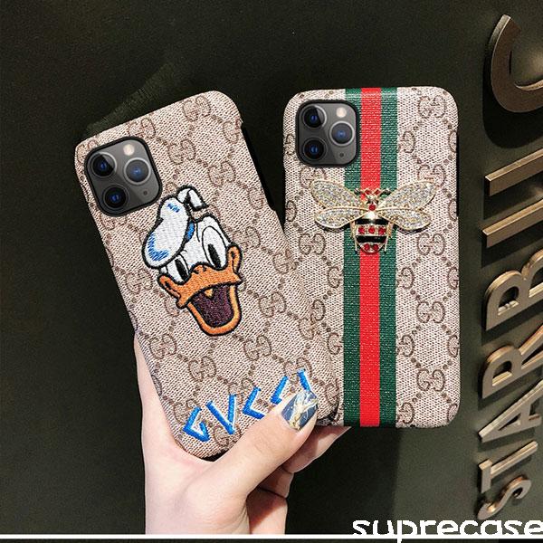 GUCCI iPhone 11/11 pro maxケース ブランド アイフォン11 proケース グッチ ハチ柄 iphone xr/xs/xs  maxカバー ハードケース グッチ アイフォンx/8/7プラスケース