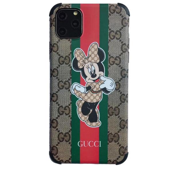 グッチ ミッキー ミニーコラボ iPhone14/14pro/13/13pro/12/12pro/12pro maxケース iPhone 11/11  Pro/11 Pro Maxケース 可愛い mickey gucci iphone xr