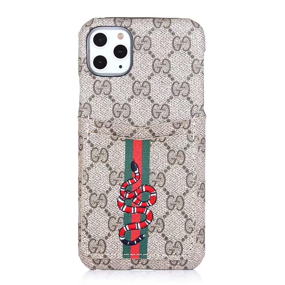 GUCCI iPhone11/11proケース ブラントアイフォン11 pro max/xs/xrケース オシャレ グッチiPhone x/xs  maxケース カードポケット付き iphone 8/7 plus携帯カバー