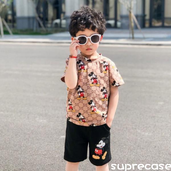 高級感 グッチ グッチキッズ子供服セットアップ Ｔシャツの通販 GUCCI 