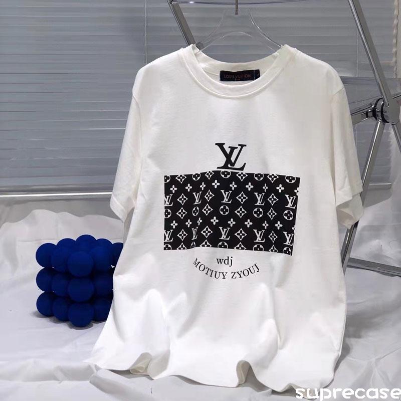 ルイヴィトン LOUIS VUITTON モノグラムデザイン Tシャツ Lサイズ-