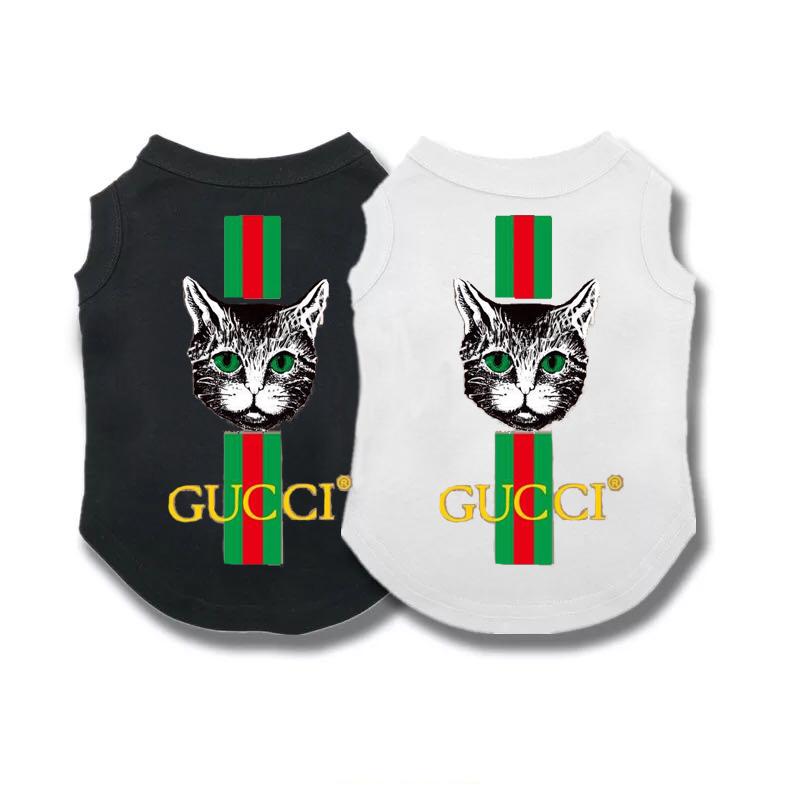 グッチ 犬の服 タンクトップ 夏用 Tシャツ ブラント GUCCI 犬服 ドッグ