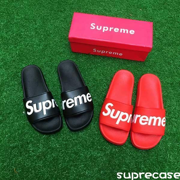 【新品未使用】Supreme シャワーサンダル 26  US8赤 レッド