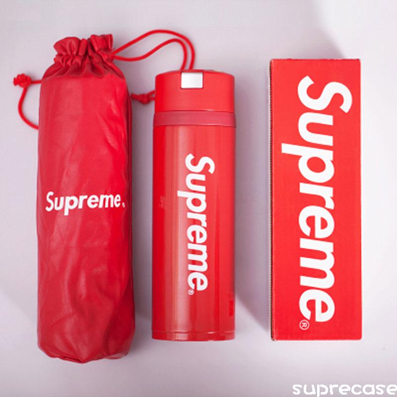 シュプリーム x 象印 ステンレス スチール マグ 水筒 赤 レッド 赤 黒 Supreme 水筒 直飲み 軽量 保冷 保温 450ml 送料無料