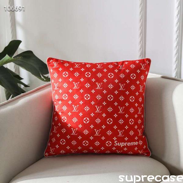 Supreme x Louis Vuitton Monogram Pillow Red