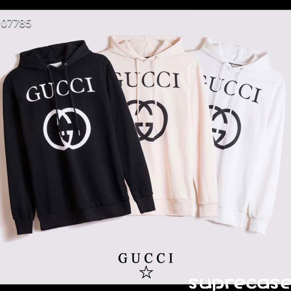 グッチ パーカー プルオーバー シンプル GUCCI フード スウェット パーカー メンズ レディース