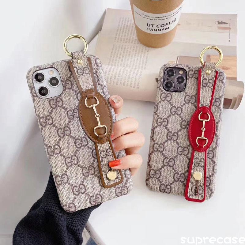 GUCCI iPhone12/12 Proケース ブラント グッチ iPhone12 Max/12 Pro Maxケース ベルト付き  アイフォン11/11プロ携帯ケース gucci iphone11pro maxカバー