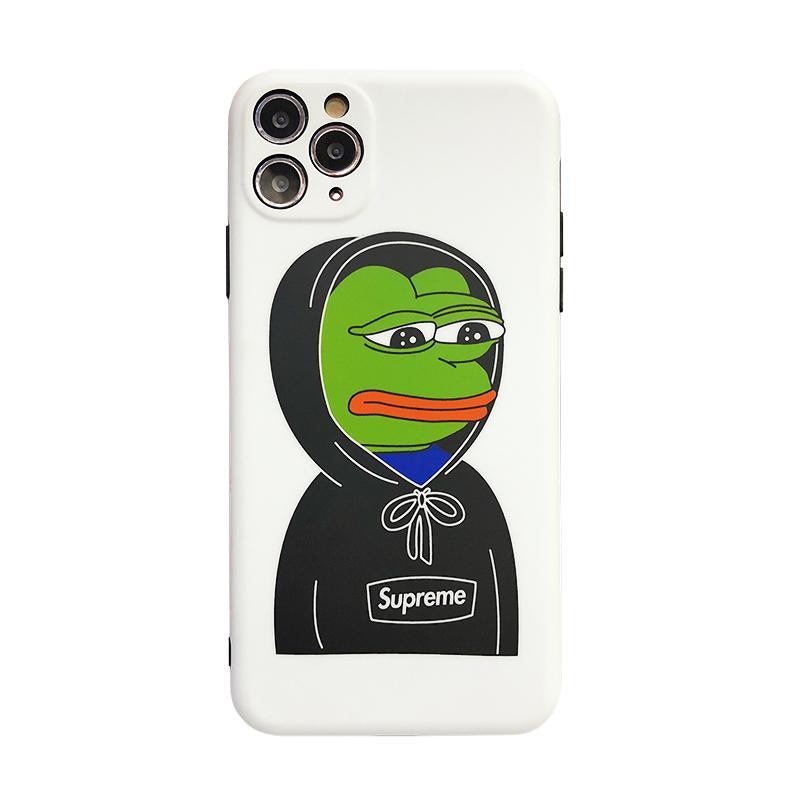 シュプリーム カエルのペペ Iphone12 12プロケース ペアお揃い Supreme Iphone12pro Maxケース