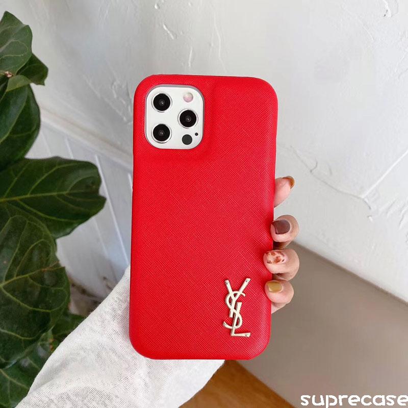 サンローラン iphone12pro/12pro maxケース オシャレ ブラント YSL