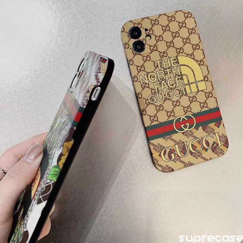 グッチ ノースフェイスコラボ iPhone12/12pro/12pro maxケース GUCCI 