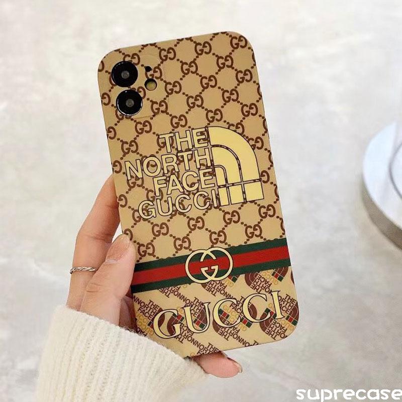 GUCCI THE NORTH FACEコラボ iPhone12/12pro/12pro maxケース アイフォン12ミニカバー グッチ  iPhone11/11pro/11pro max携帯ケース