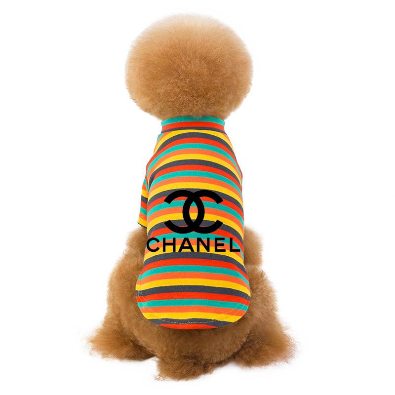 シャネル 犬服 ドッグウェア ペット服 犬の服 ボーダー柄 CHANEL 犬用T