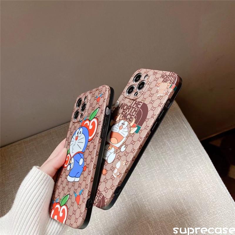 グッチ 牛ドラえもん アイフォン12プロケース Doraemon Gucci コラボ iphone12/12pro maxケース ブラント  iphone11/11pro/11pro max携帯ケース 可愛い