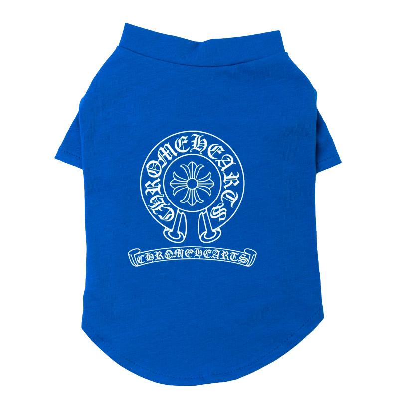 クロムハーツ 犬の服 Chrome Hearts 犬のTシャツ ブランド クロムハーツ ペット服 CHROME HEARTS ドッグウェア 春夏秋  小型犬 中型犬