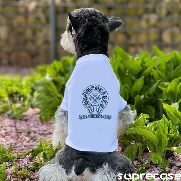 クロムハーツ 犬服 犬のTシャツ CHROME HEARTS ドッグウェア 犬の服