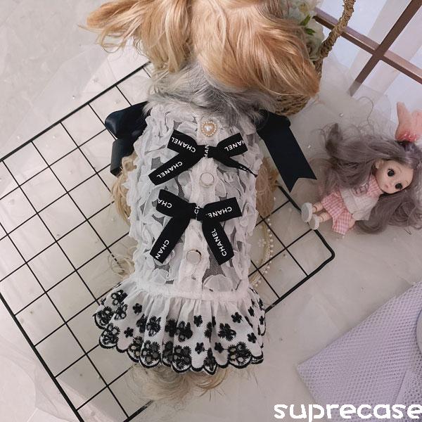 犬服　　犬レースワンピース1枚500円