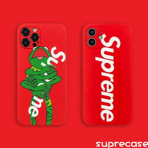 シュプリーム カーミット iPhone13pro/13ケース 個性 Supreme Kermit