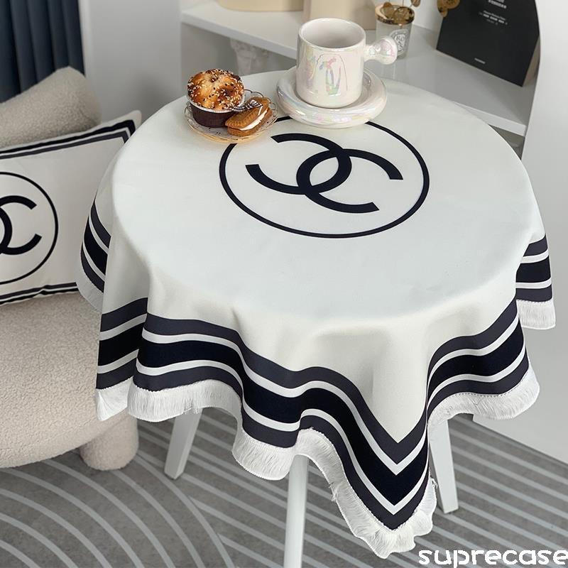 シャネル テーブルクロス 正方形 ブランド Chanel テーブルカバー 食卓テーブルクロス おしゃれ 装飾パーティー ダイニング インテリア