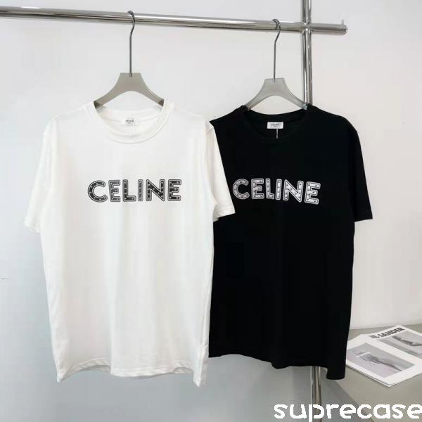 セリーヌ Tシャツ 半袖 男女兼用 ブランド tシャツ ペアルック CELINE ...