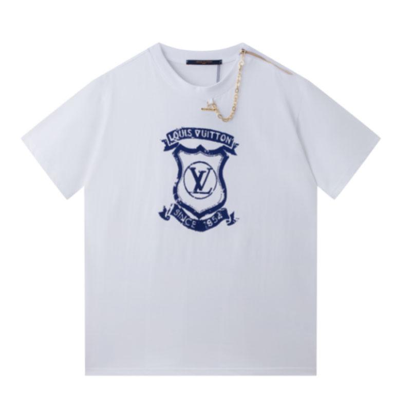 【中野】LOUIS VUITTON 半袖Tシャツ チェーン付き ロゴ トップス