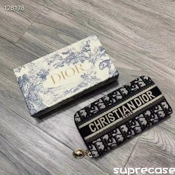 ディオール 長財布 ブランドコピー Christian Dior 財布 ラウンドファスナー レディース 財布