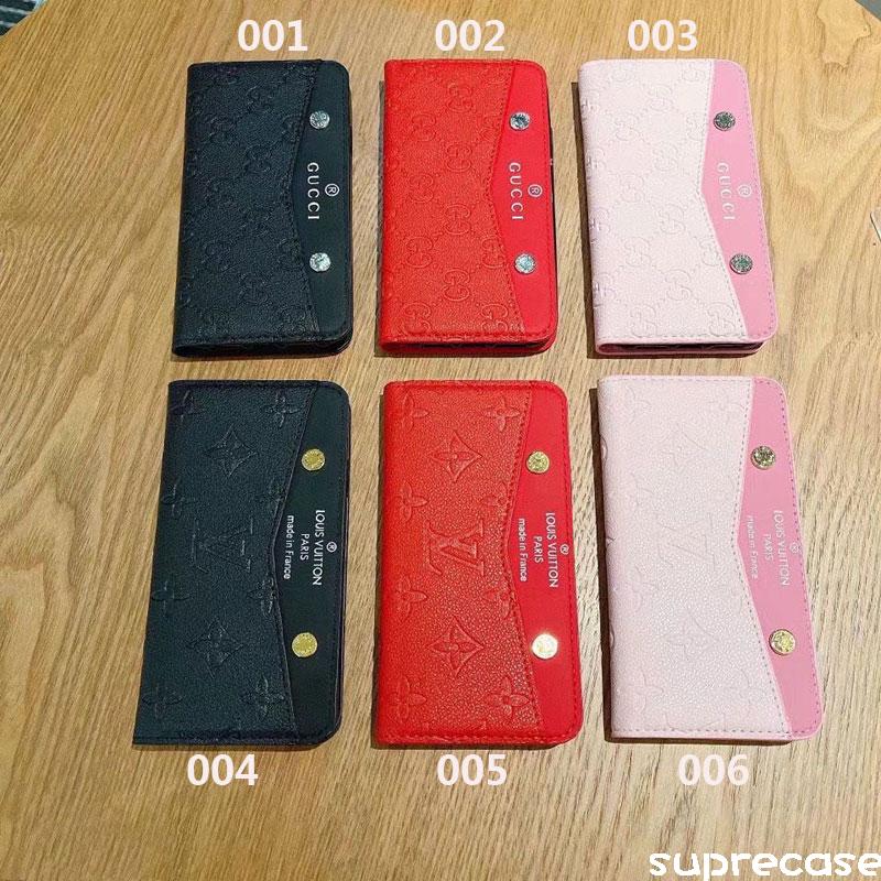 手帳型 ルイヴィトン グッチ iPhone14/14Pro/13/13 Pro/13 Pro Maxケース 押し型 ブランド LV GUCCI  iPhone12/12pro カバー 人気 アイフォン11/11pro maxケース