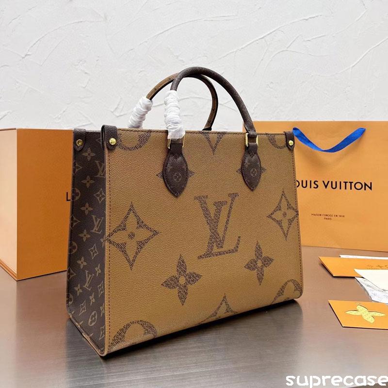 ルイヴィトン LOUIS VUITTON トートバッグ ショルダーバッグ 2way ハンド バッグ スーパーコピー オンザゴー MM  モノグラムキャンバス ブラウン レディース