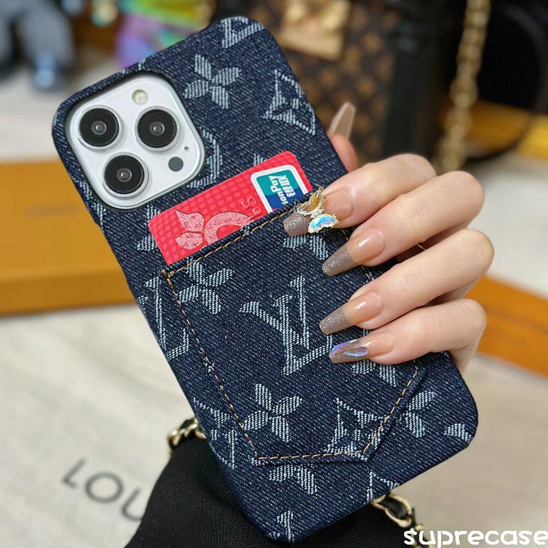 ルイヴィトン アイフォン16/16プロケース デニム ブランド iPhone15