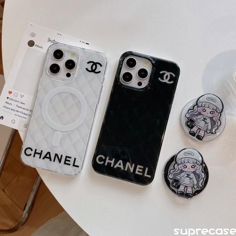 【可愛さと★存在感CHANEL】iPhone 16 Pro Max ケース シャネル iPhone16/16pro maxケース ショルダーチェーン付き
