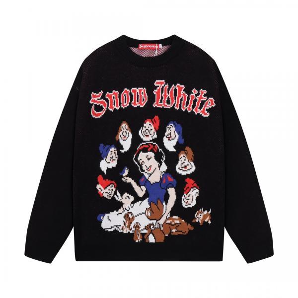 Supreme Vv[ 24AW Snow White Sweater Xm[zCgZ[^[ P jbg N[lbN Y fB[X i uhS